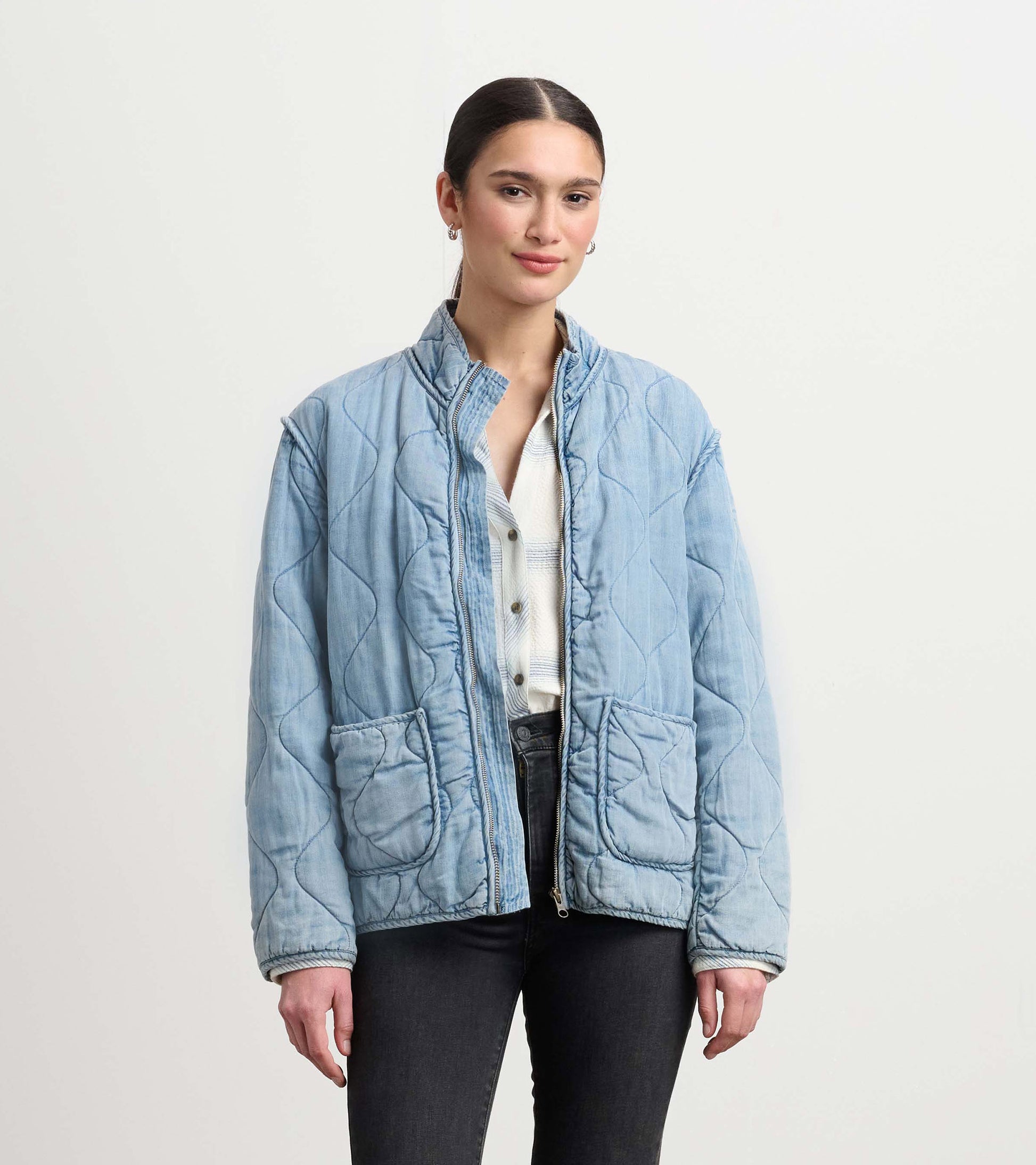 Veste matelassée imprimée - Veste Veste matelassée imprimée - Veste