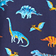 Blue background with colorful sea creatures, including jellyfish, fish, and a striped octopus