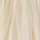 Cream textured fabric with soft pleats