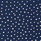 Navy background with scattered small white dots