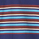Horizontal stripes in red, white, light blue, and navy