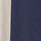 Close-up of textured fabric in cream and dark blue vertical panels
