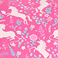 Pink and white abstract floral pattern
