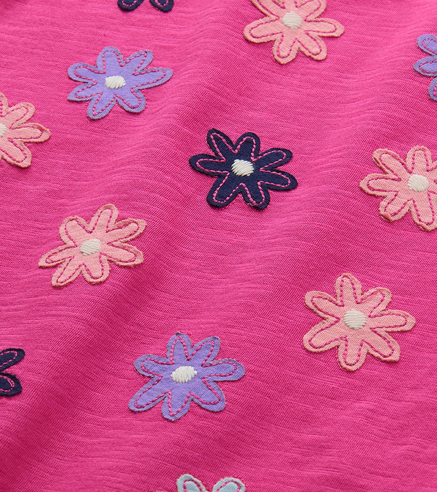 T-shirt à fleurs rose vif – Filles