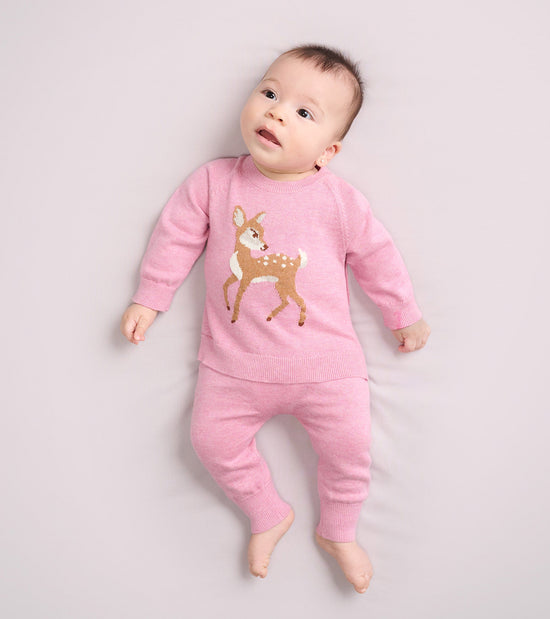 hatley Pull et pantalon en molleton – Faon