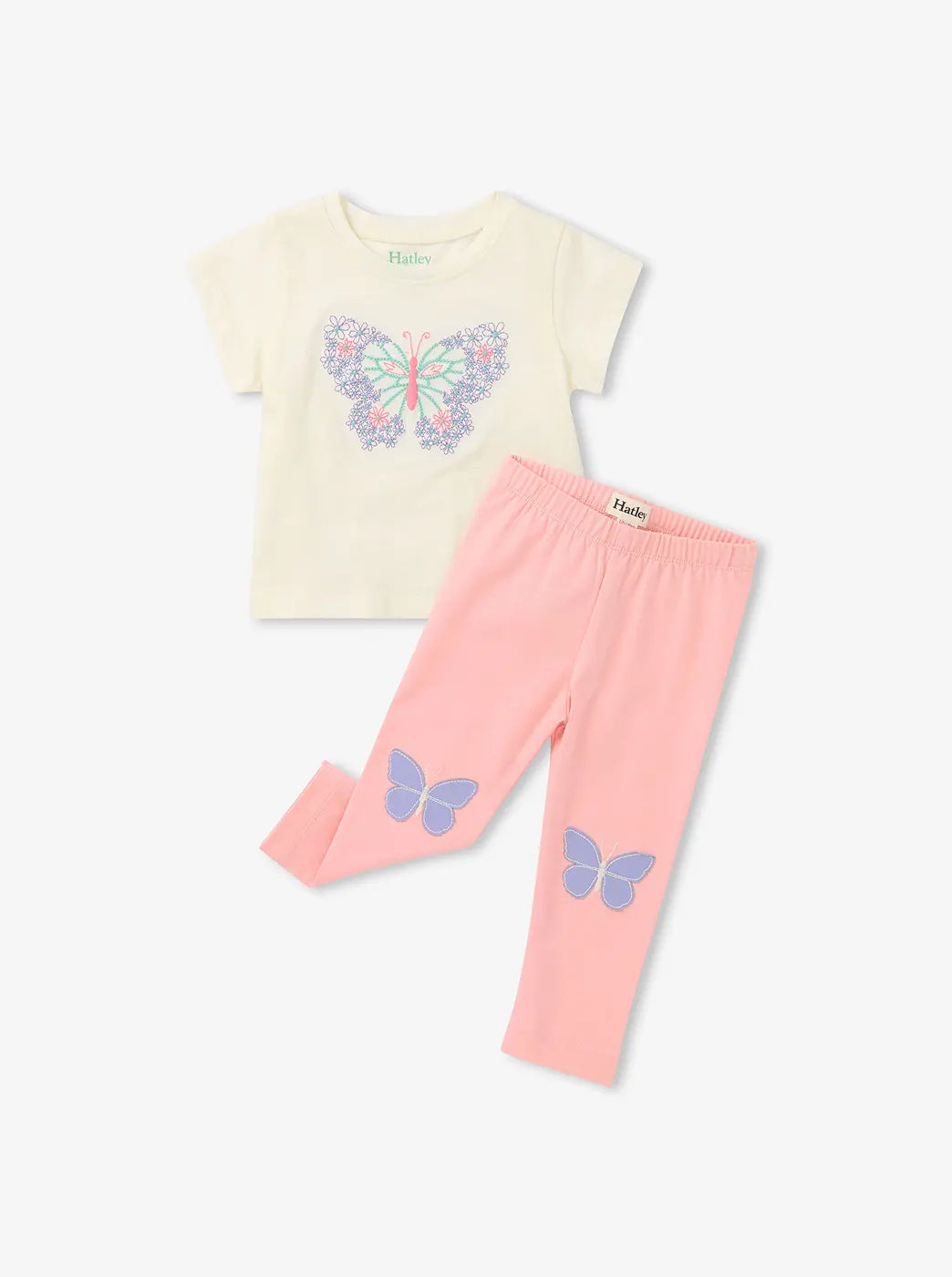 Promotes baby and toddler clothing collection.