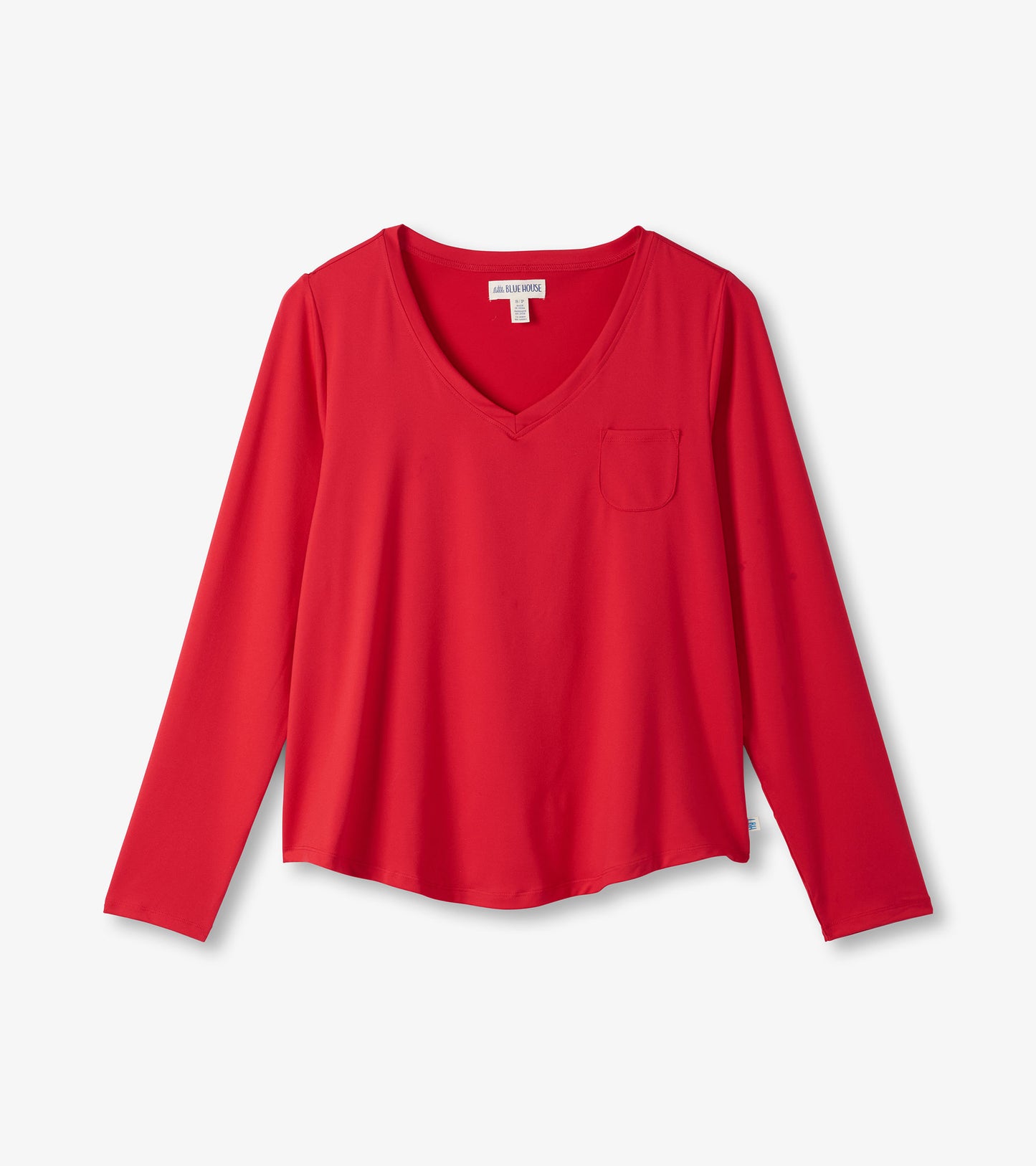 T-shirt à manches longues pour femme – Rouge
