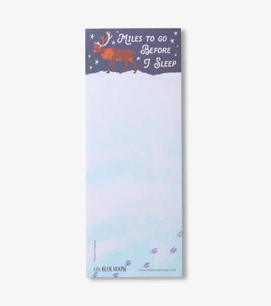Miles To Go Magnetic Notepad