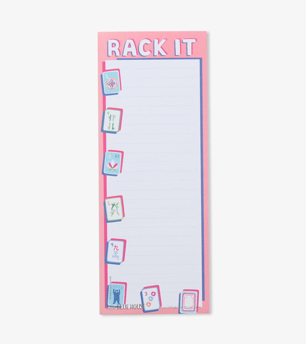 Bloc-notes aimanté – Mahjong « Rack It »