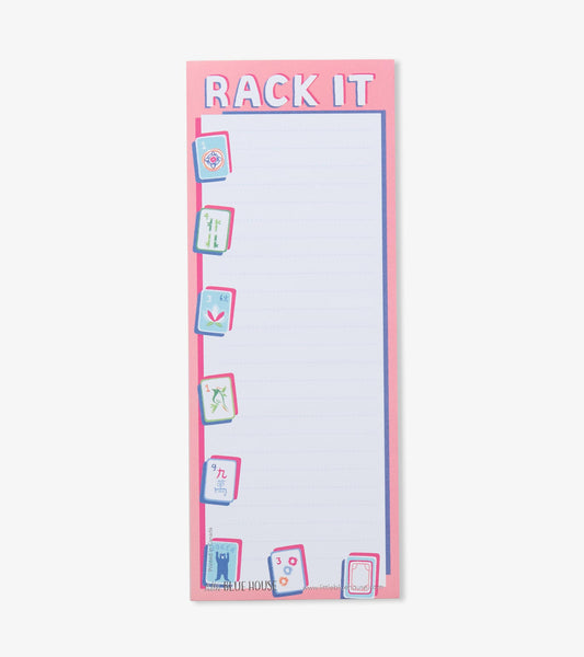Bloc-notes aimanté – Mahjong « Rack It »