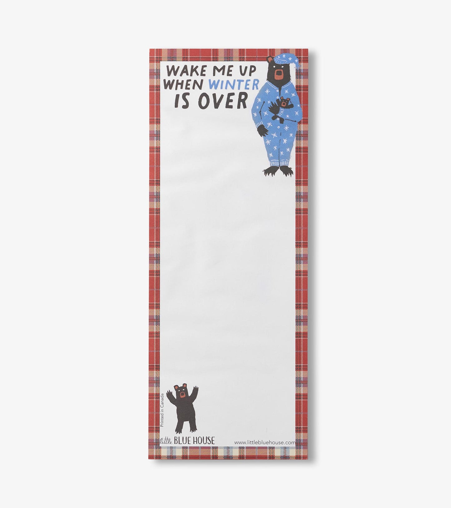 Wake Me Up Magnetic Notepad