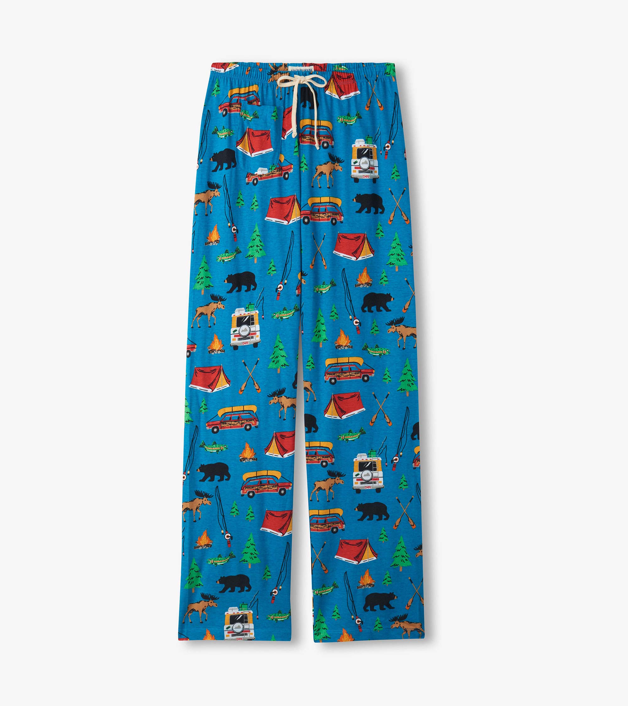 Women's Retro Camping Cotton Pajama Pants