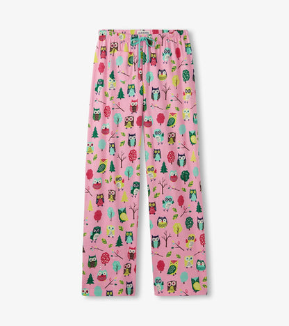 Pantalon de pyjama en jersey pour femme – Hiboux