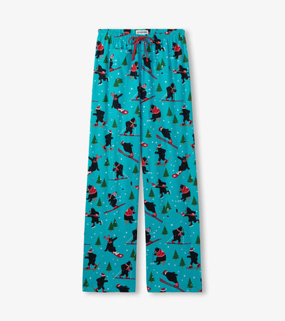 Pantalon de pyjama en jersey pour femme – Sports d’hiver dans la nature