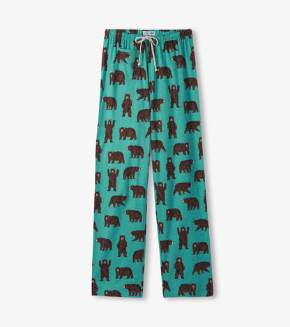 Pantalon de pyjama en jersey pour femme – Ours bruns