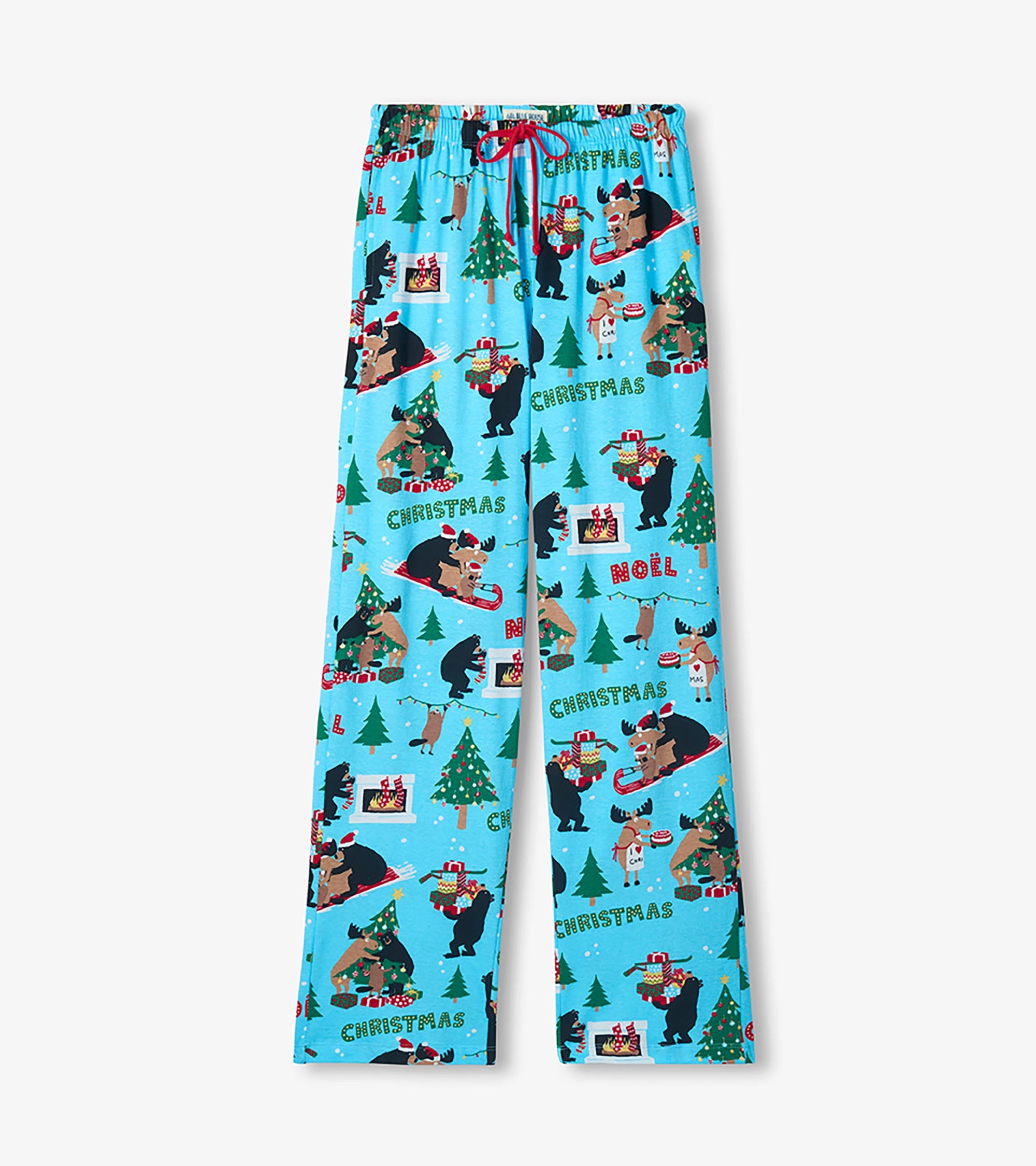 Pantalon de pyjama pour femme – Animaux sauvages de Noël