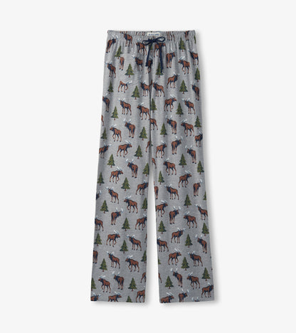 Women's Wild Moose Cotton Blend Pajama Pants