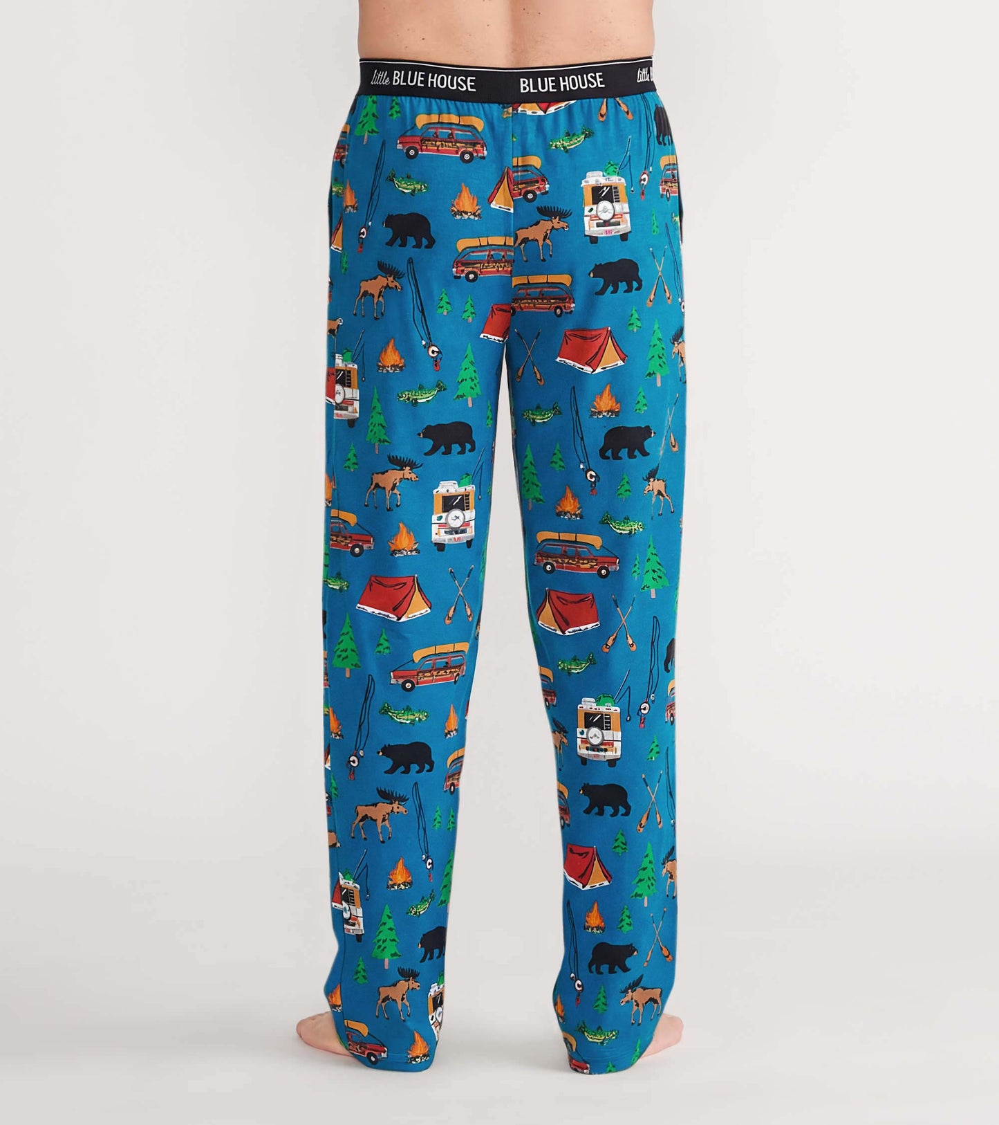 Pantalon de pyjama pour homme – Camping rétro