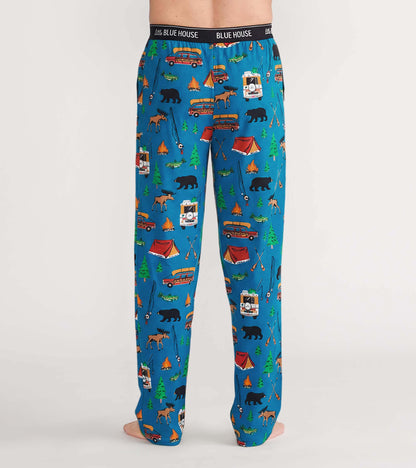 Pantalon de pyjama pour homme – Camping rétro