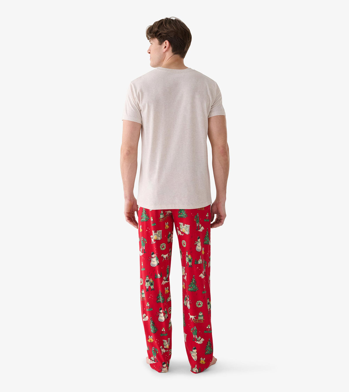 Men's Vintage Christmas Pajama Pants