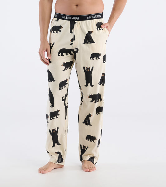 Pantalon de pyjama en jersey pour homme – Ours noirs