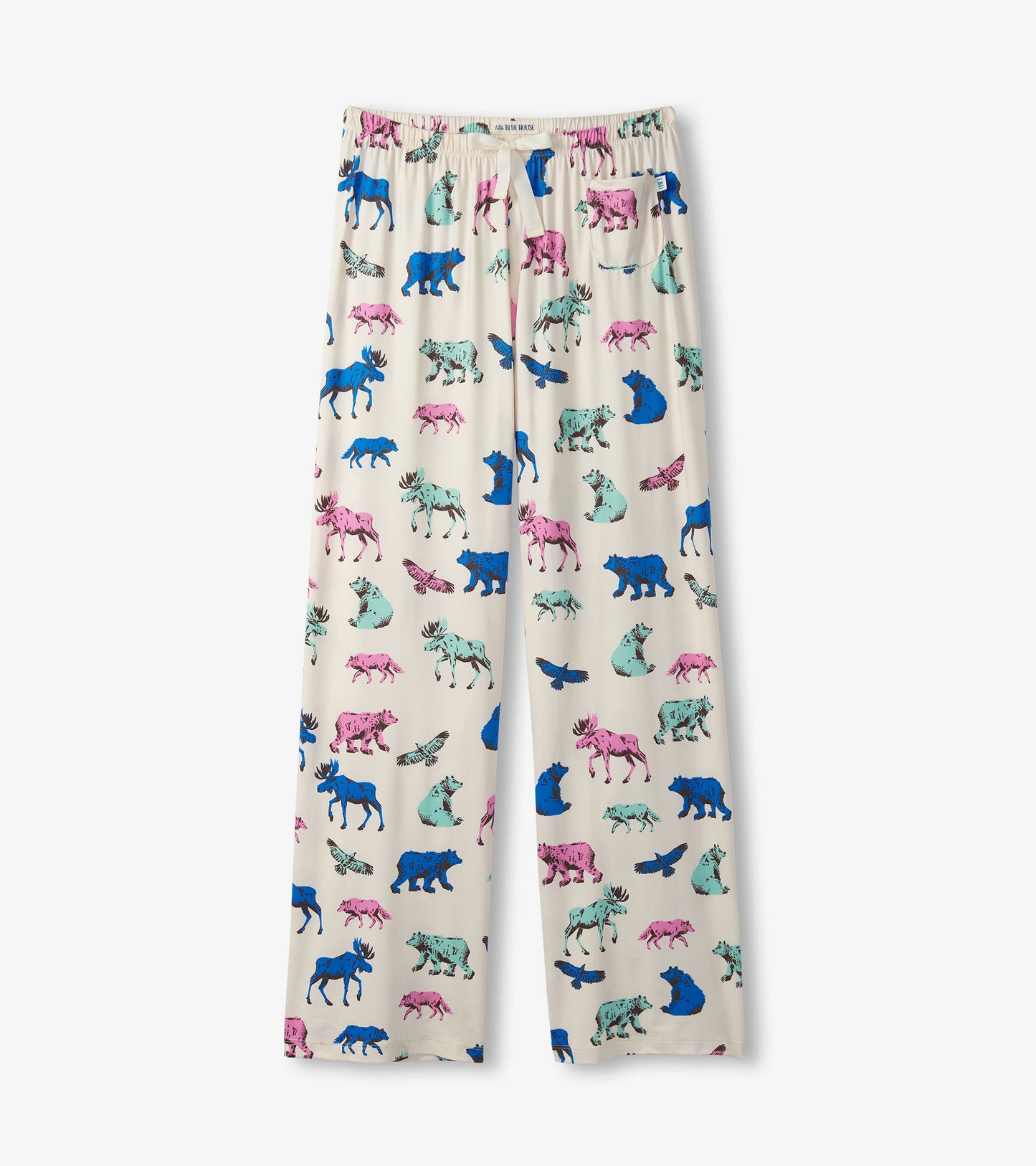 Pantalon de pyjama en jersey pour femme – Animaux des bois