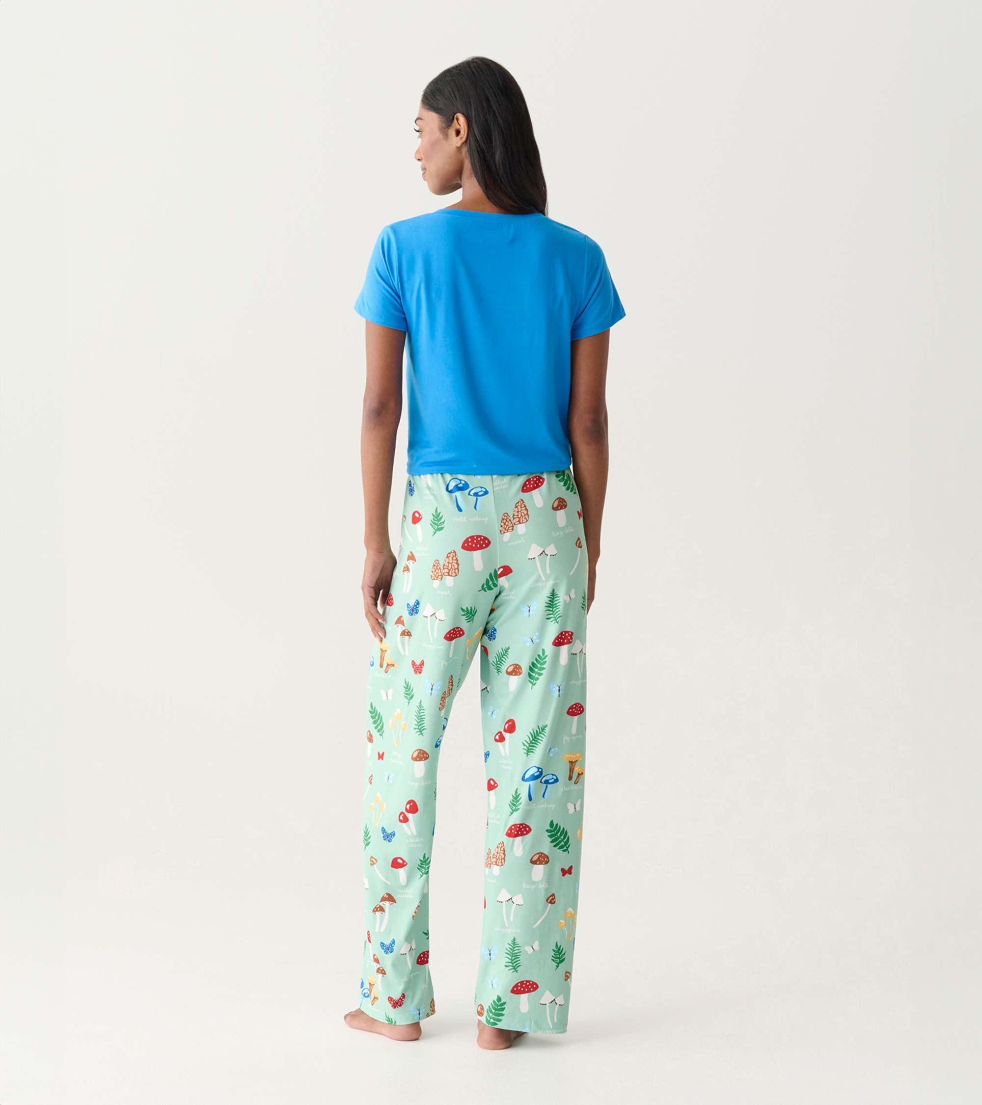 Women's Mushrooms Polyknit Pajama Pants