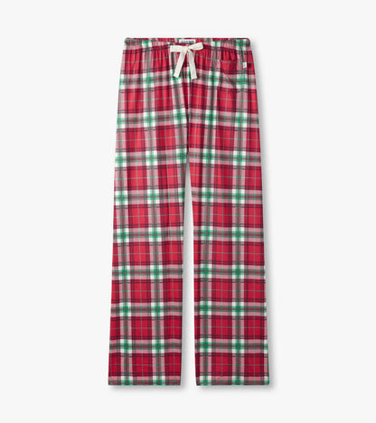 Women's Holiday Plaid Polyknit Pajama Pants