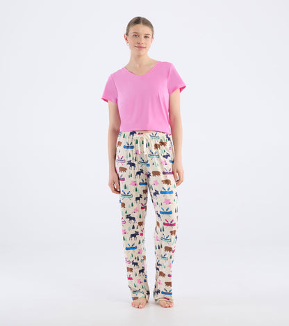 Women's Sketch Country Polyknit Pajama Pants