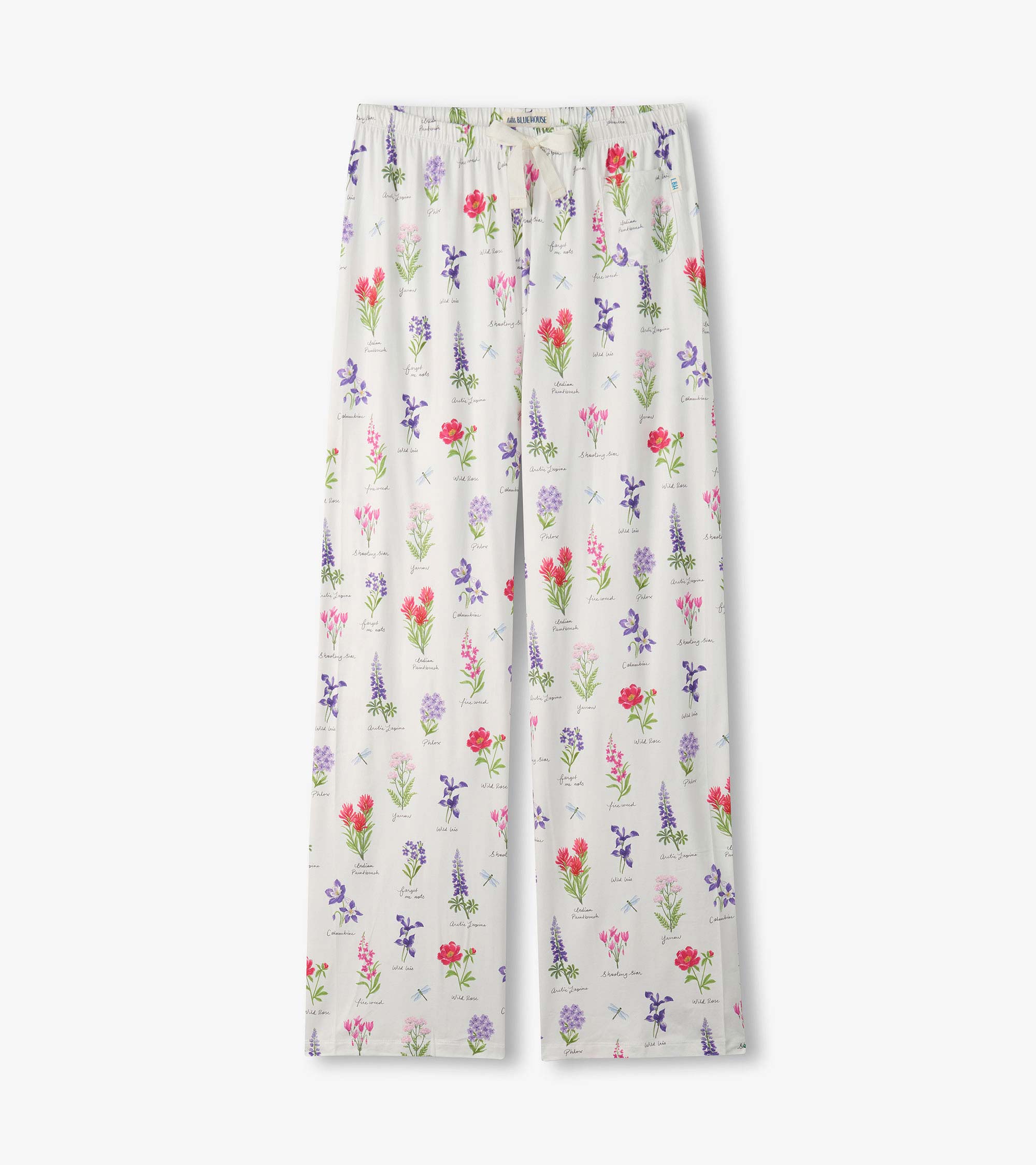 Pantalon de pyjama pour femme dans son sac – Fleurs sauvages