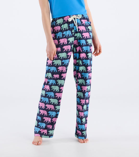 Women's Cottage Bears Polyknit Pajama Pants