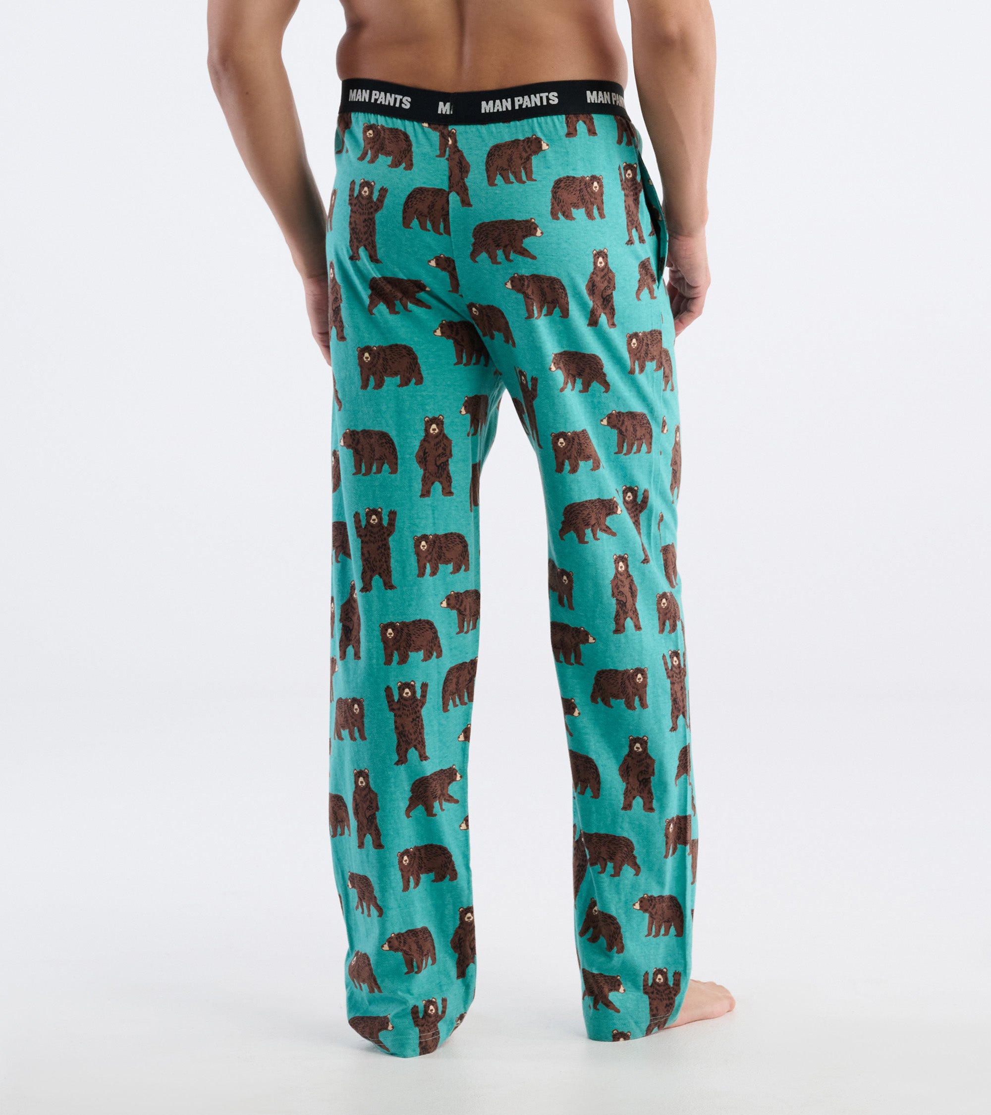 Men's Brown Bears Man Pants