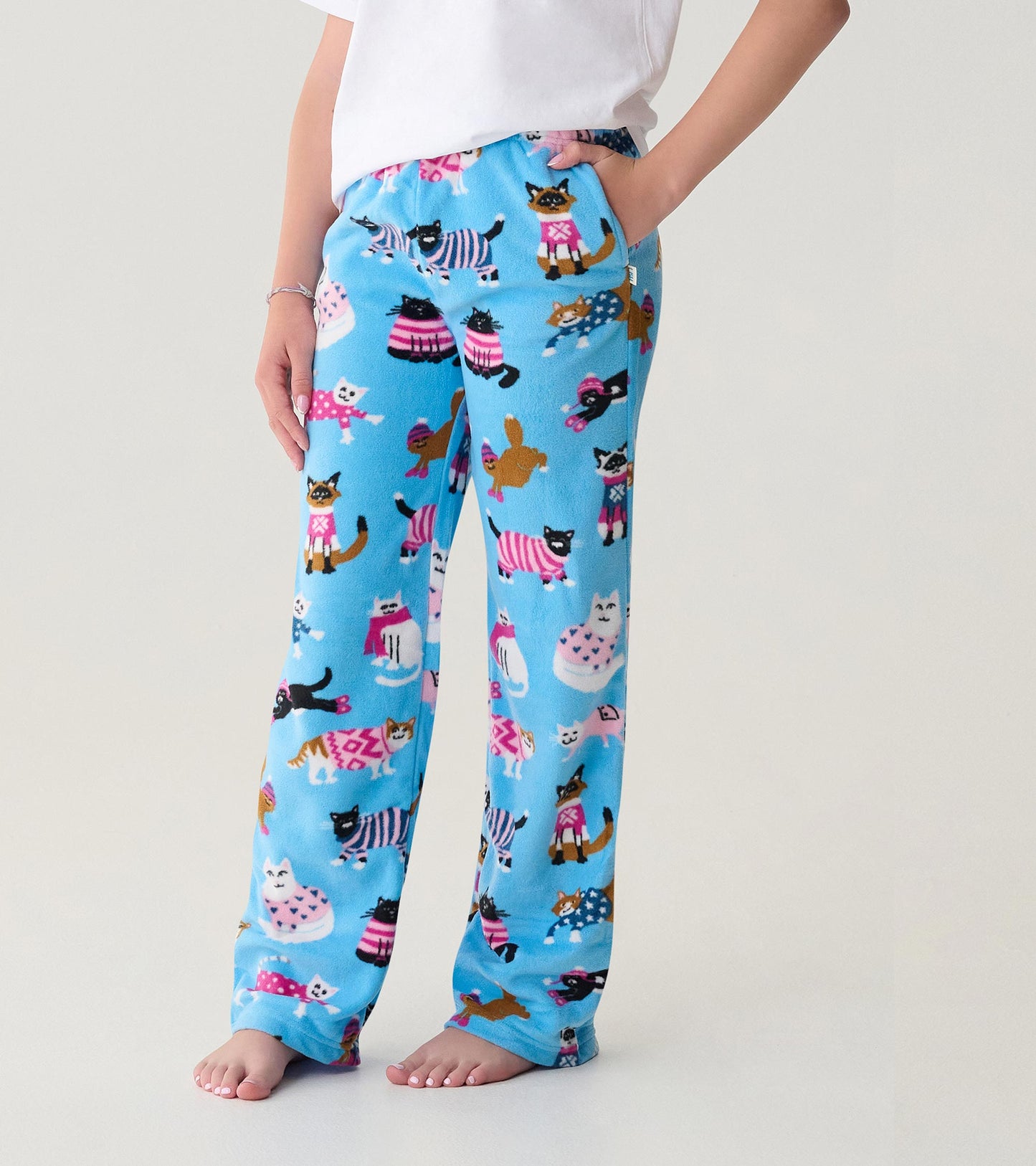 Kids Sweater Cats Polar Pants