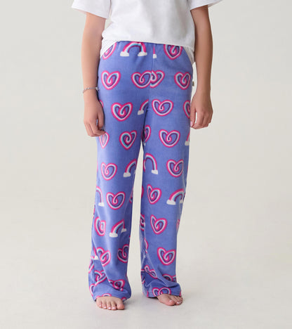 Kids Twisty Hearts Polar Pants