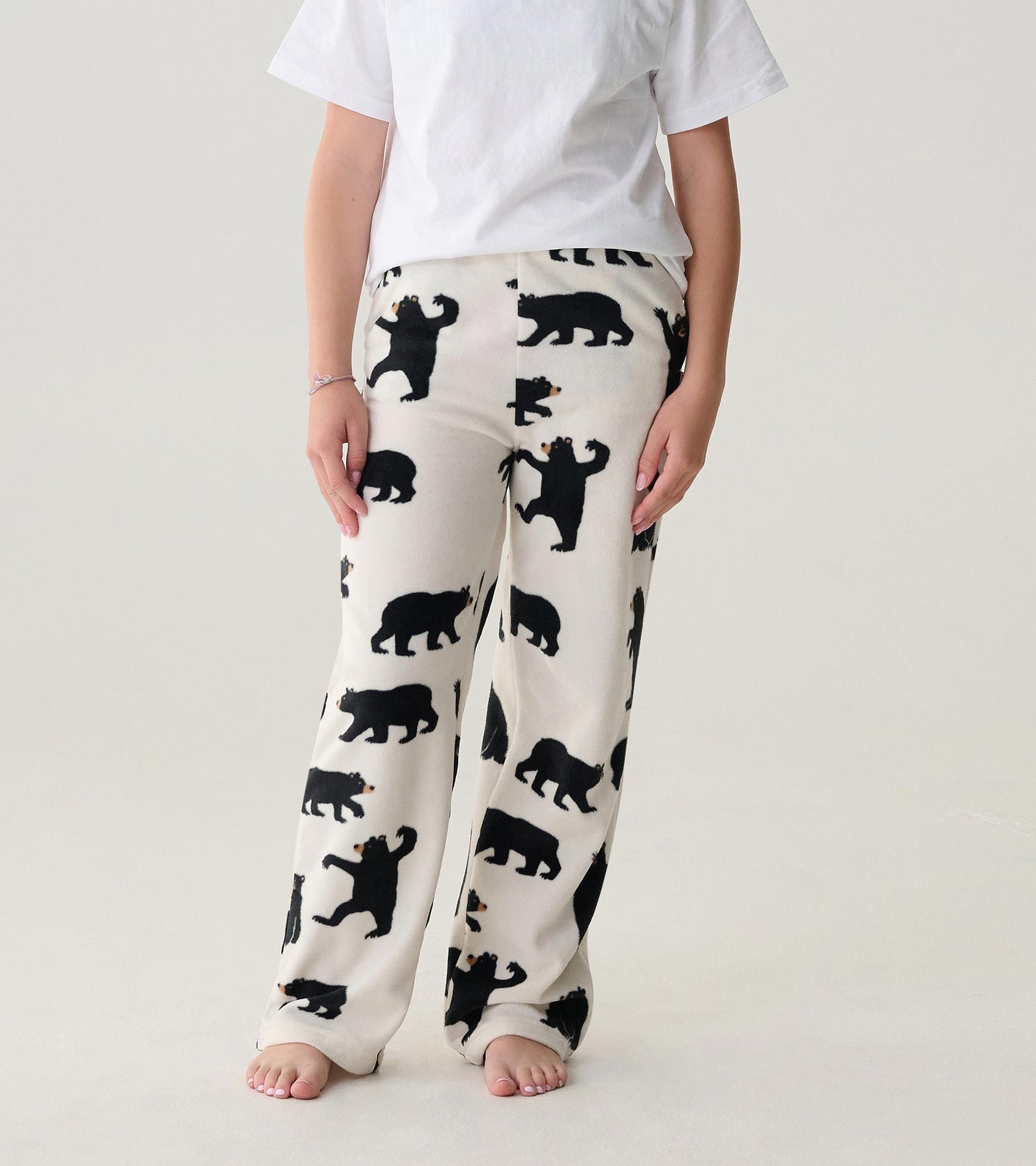 Kids Black Bears Polar Pants