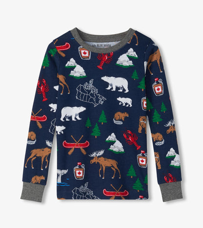Pyjama pour enfant – Motifs canadiens