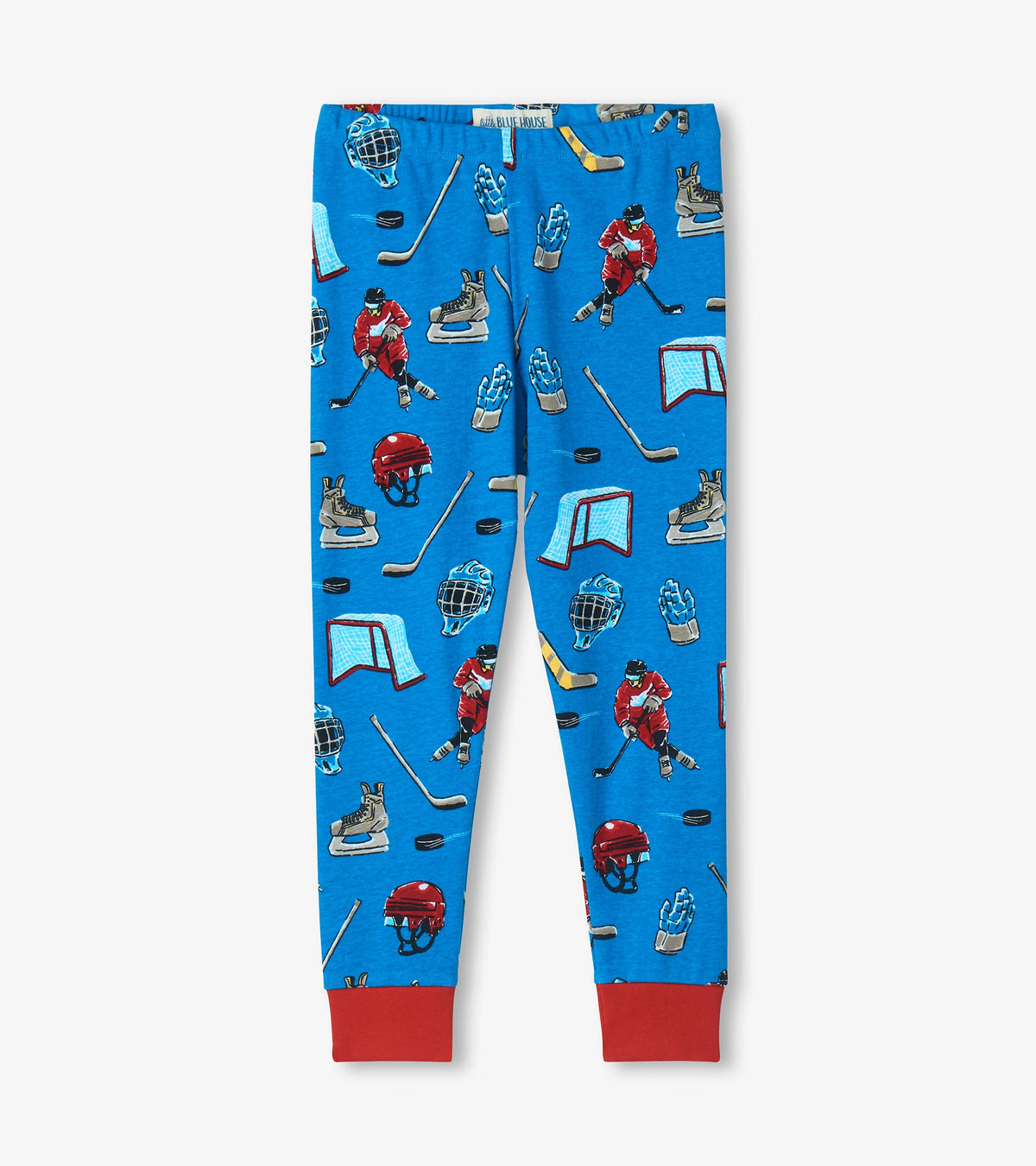 Pyjama pour enfant – Soirée de hockey, bleu