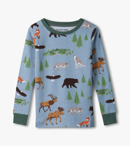 Pyjama pour enfant – Nature sauvage nordique