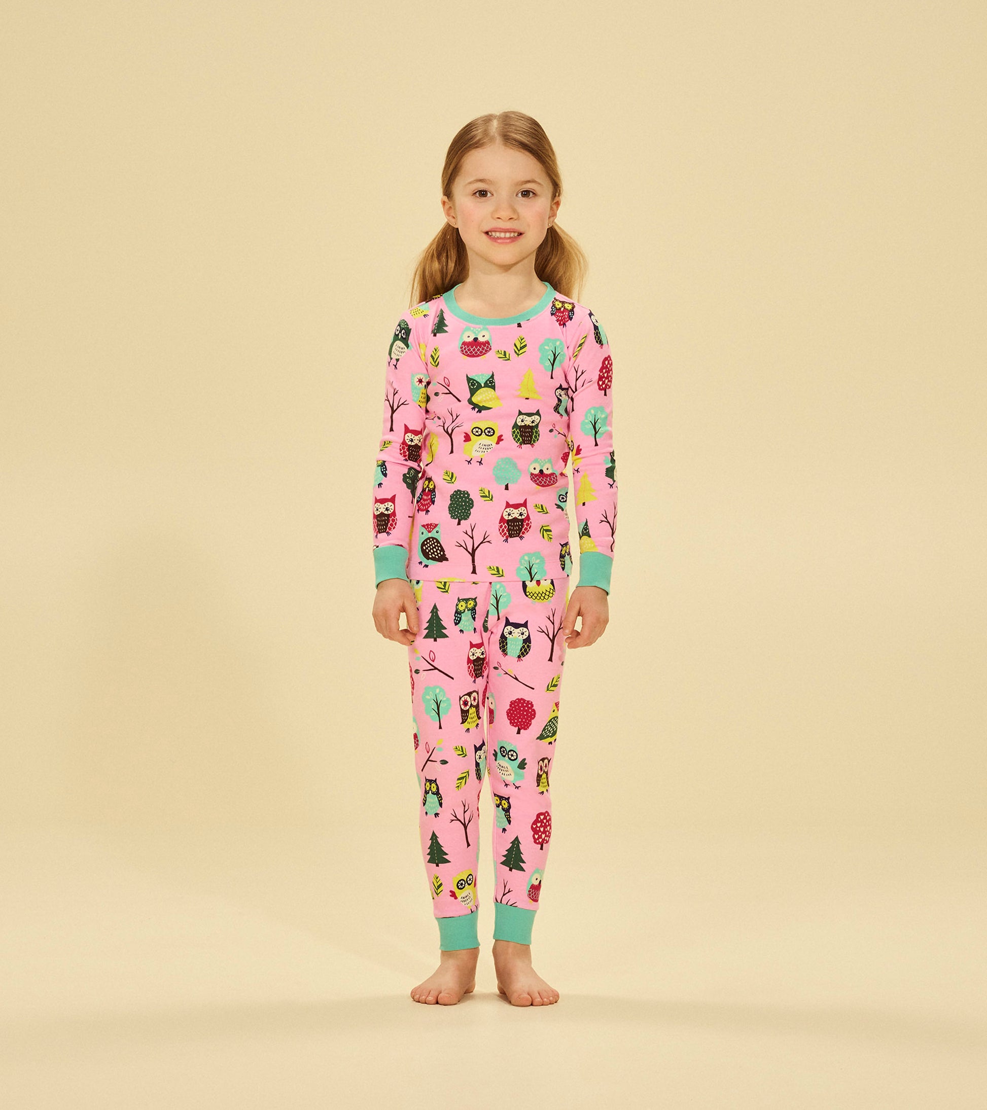 Kids Night Owl Pajama Set