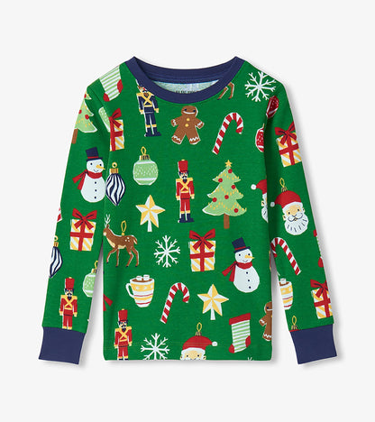 Pyjama pour enfant – Collage de motifs des fêtes