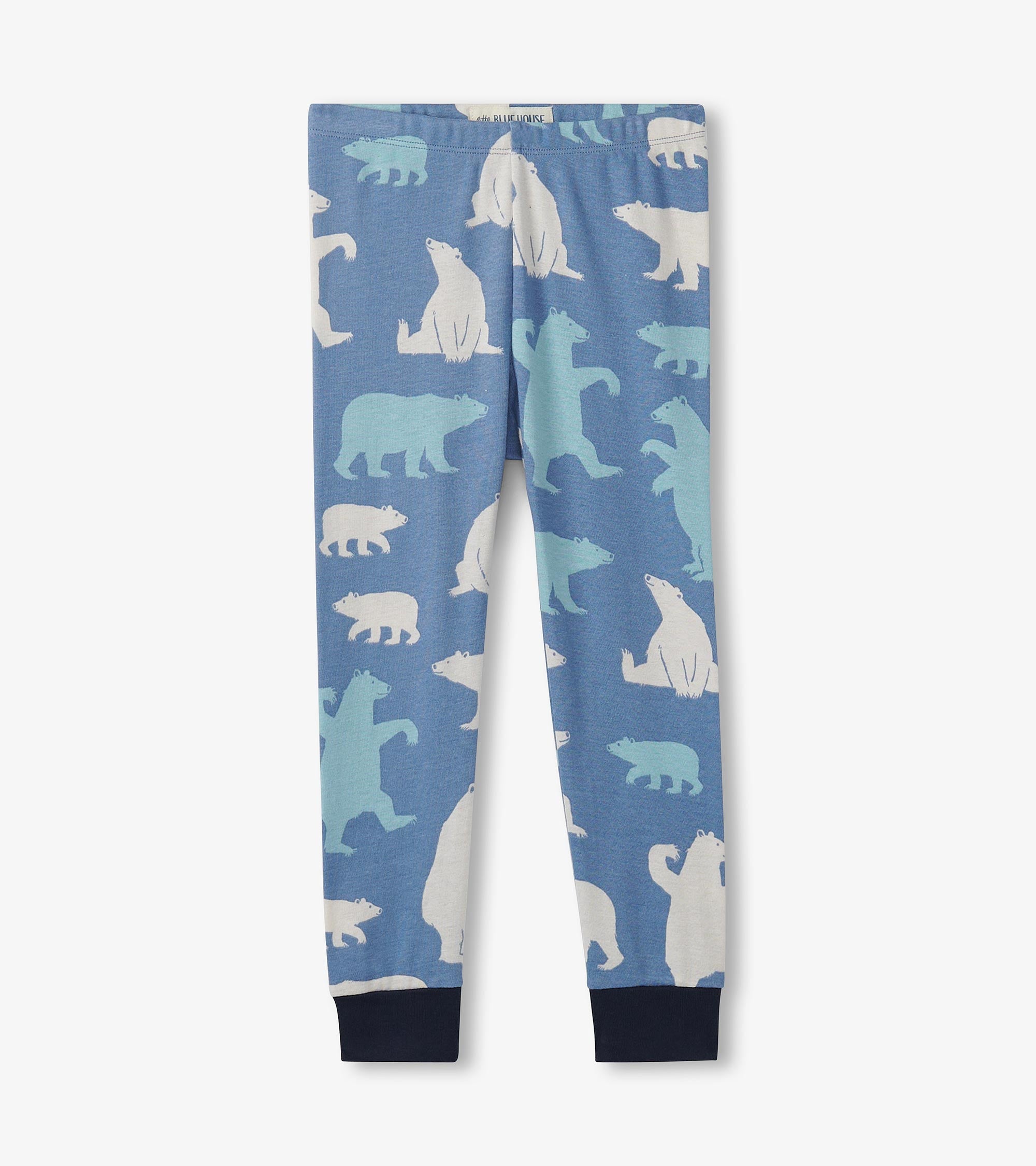 Pyjama pour enfant – Ours polaires sur fond bleu