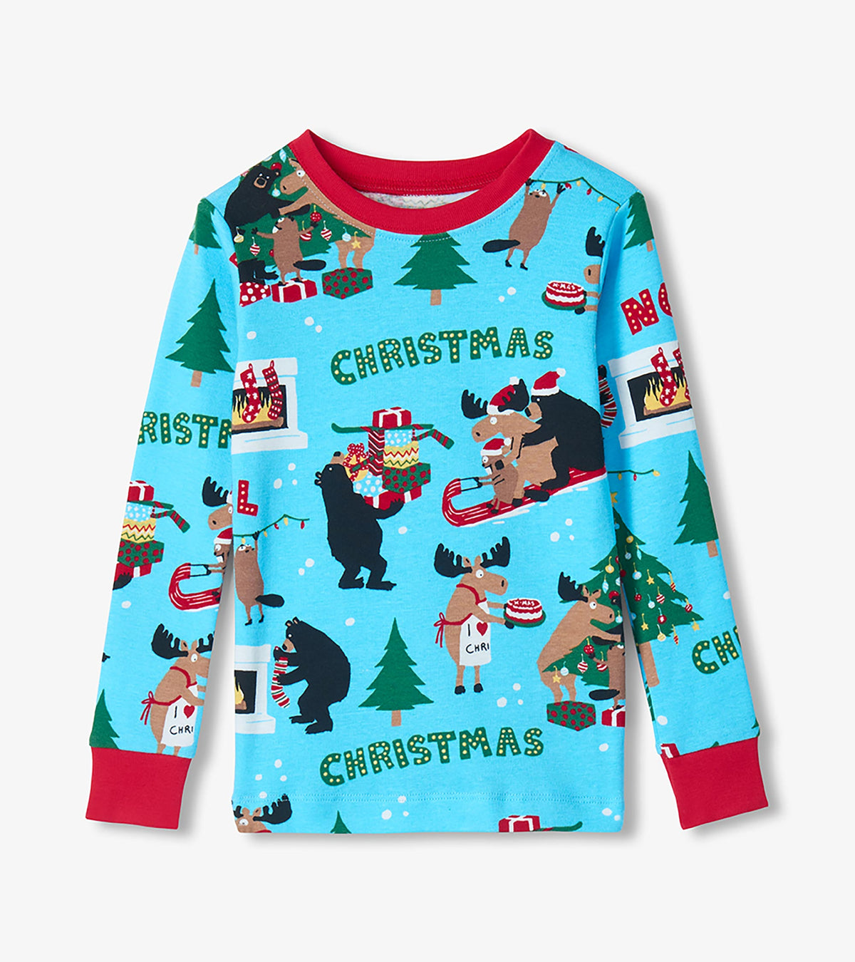 Kids Wild About Christmas Pajama Set
