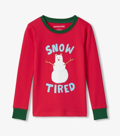 Kids Snow Tired Pajama Set