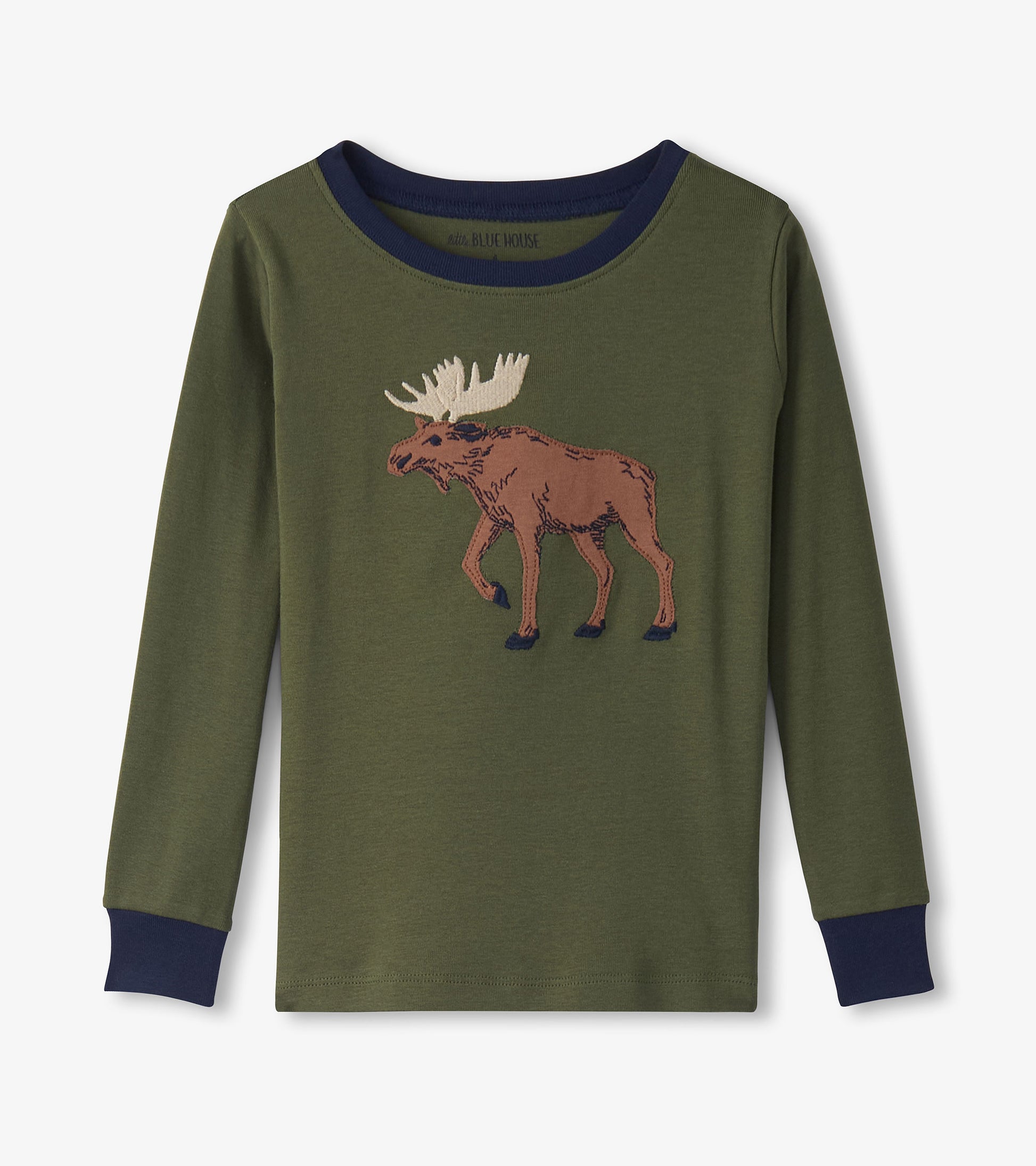 Boys Wild Moose Pajama Set