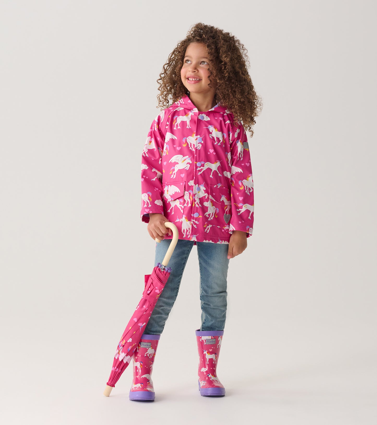 Bottes de pluie – Licorne et arc-en-ciel