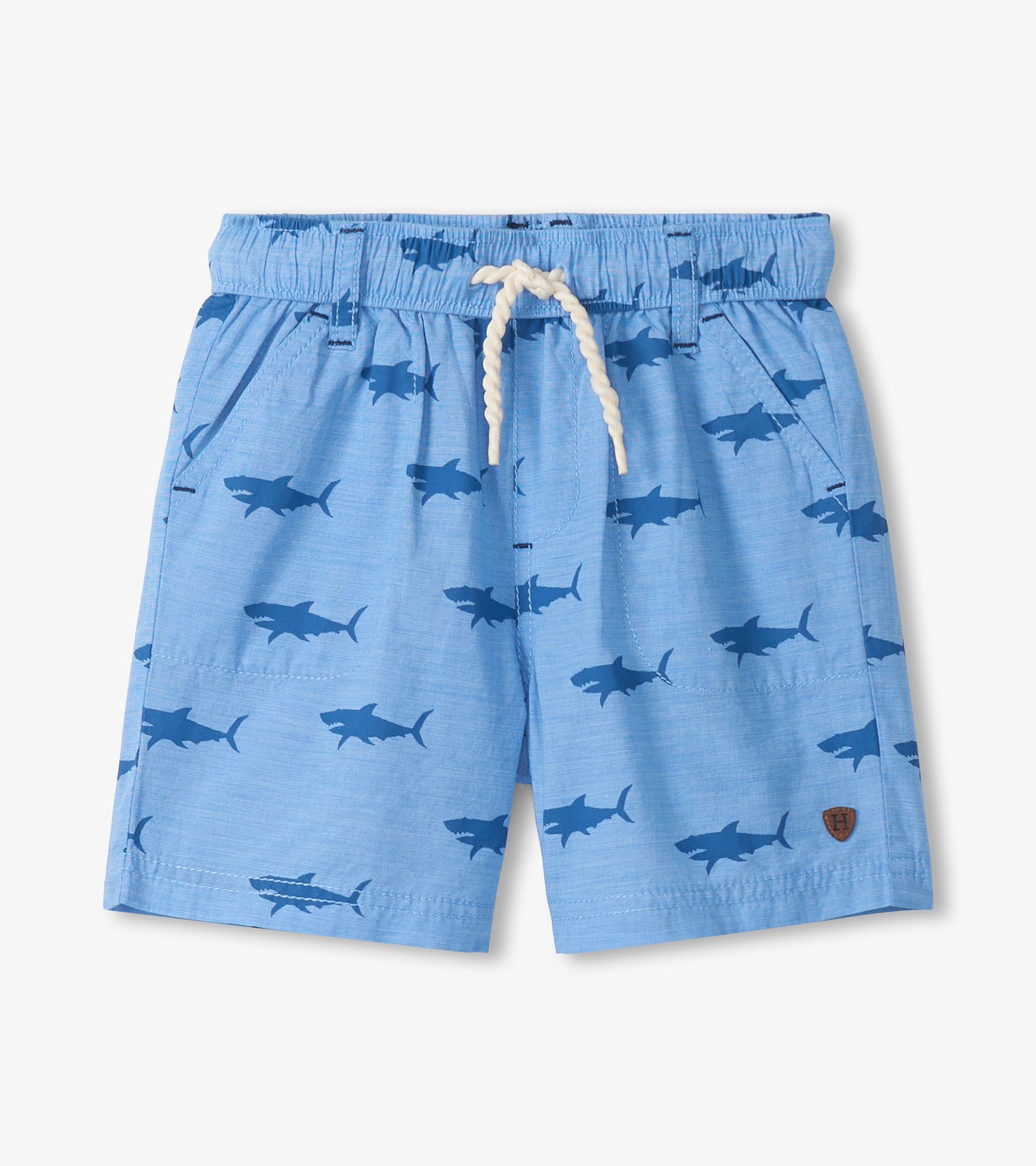 Short tissé en coton Oxford – Bébés requins