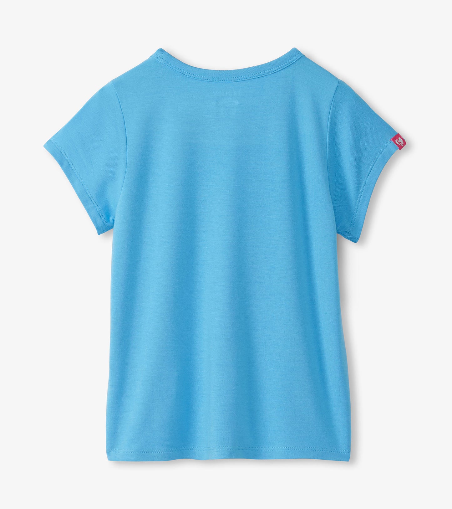 T-shirt avec poche – Bleu Bonnie
