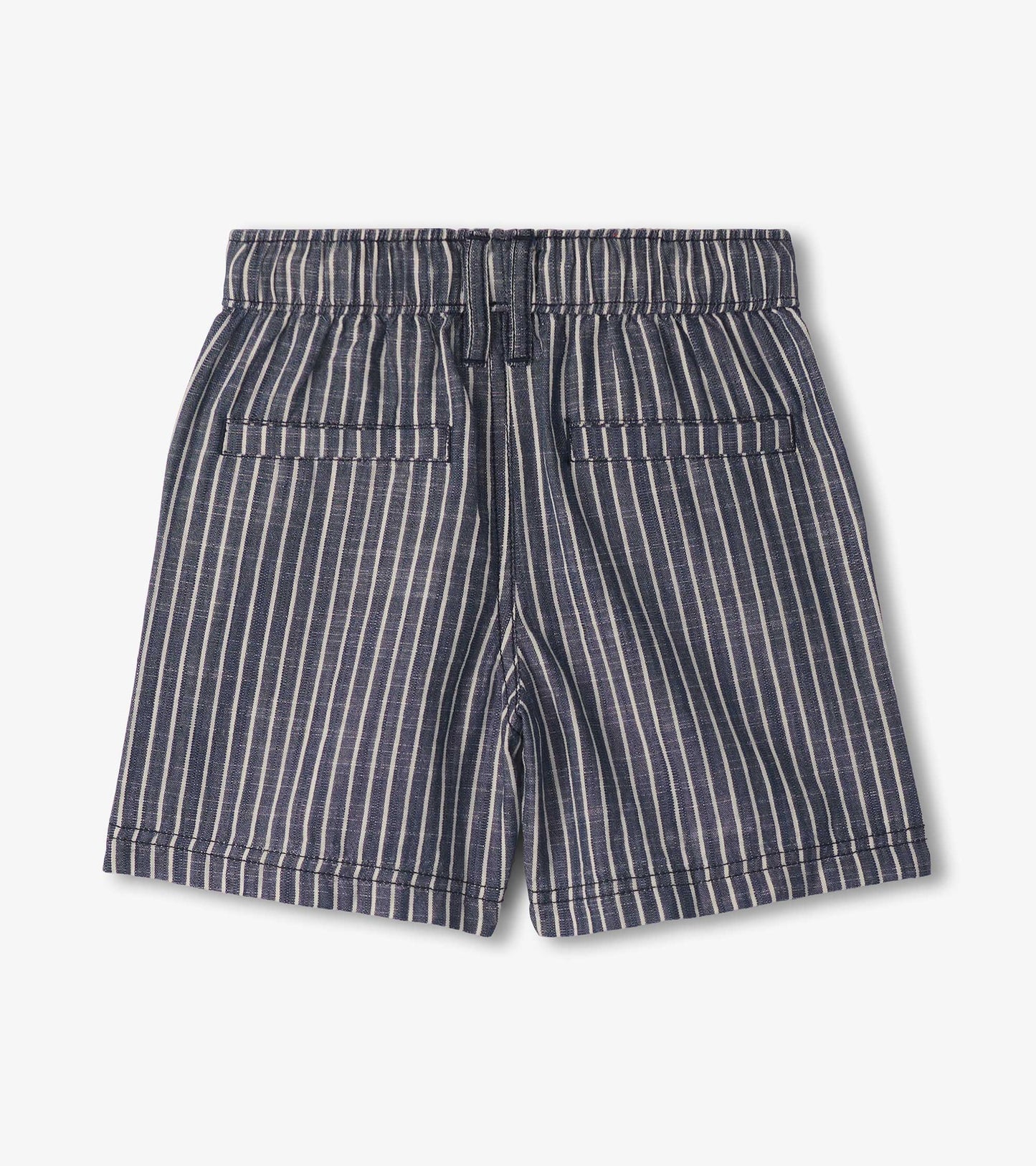 Short tissé – Rayures bleues