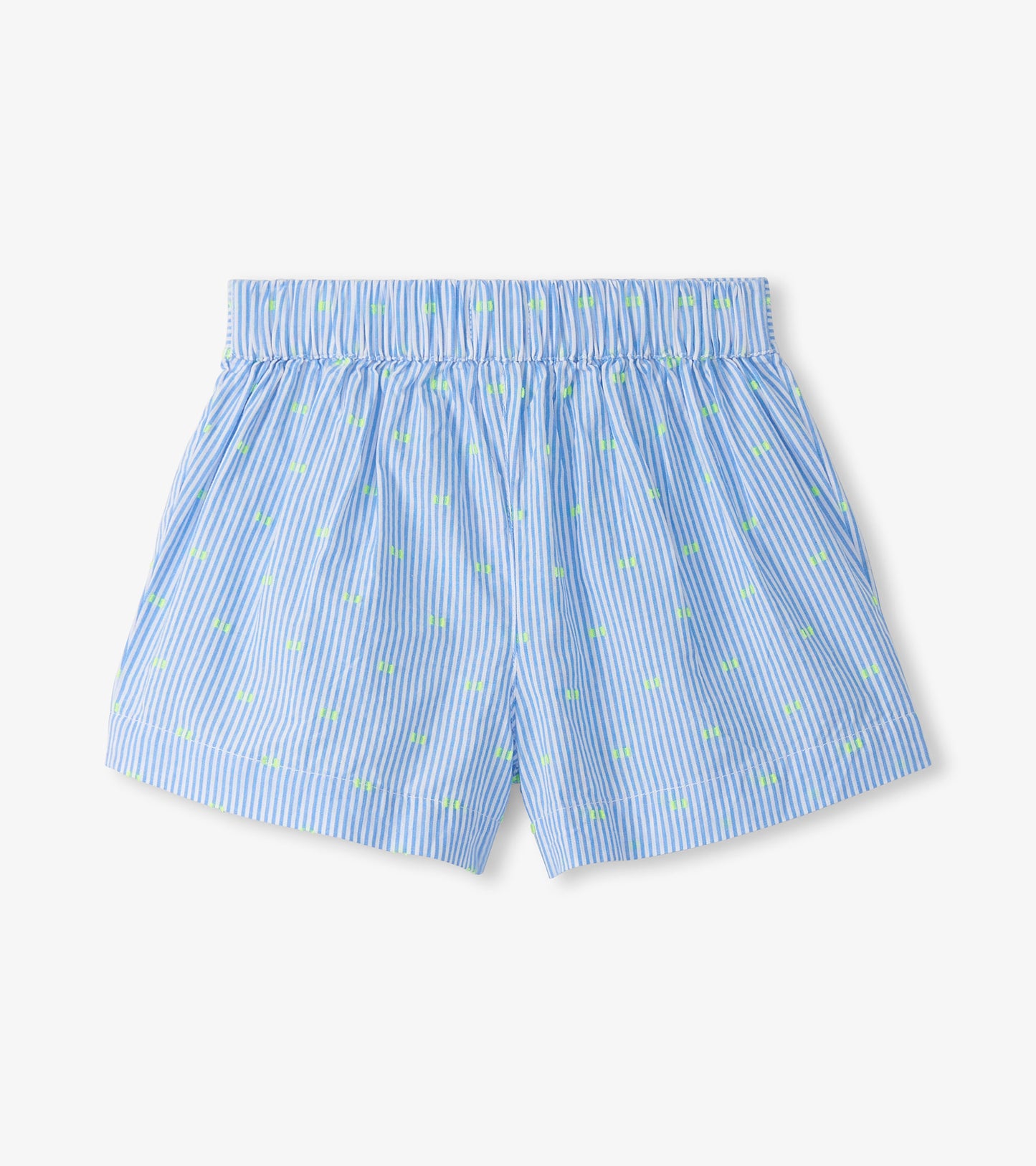 Girls Neon Dots Paper Bag Shorts