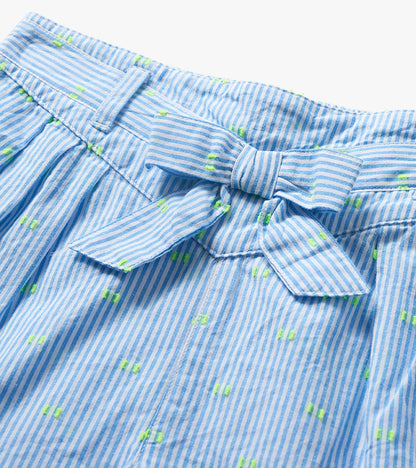 Girls Neon Dots Paper Bag Shorts